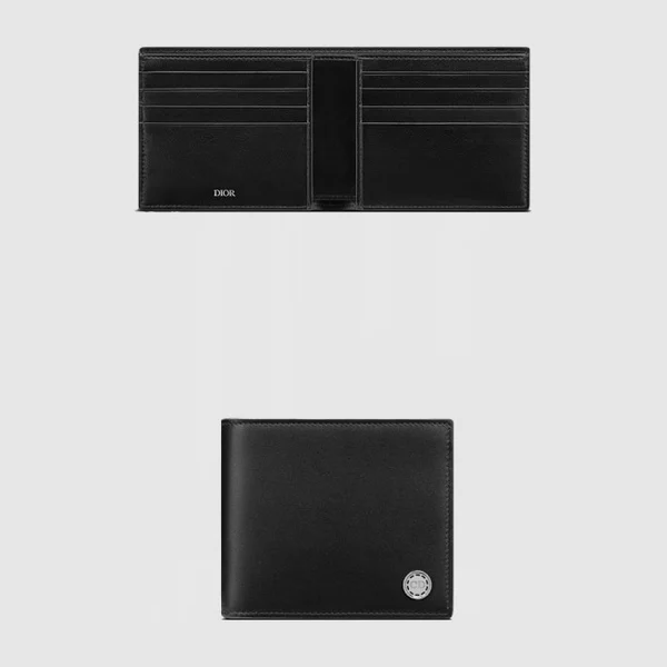 디올 오블리크 자카드 반지갑 S급 레플리카 - 허시백 지갑